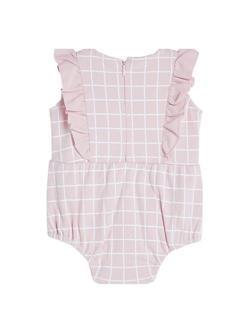 JERSEY ROMPER SUIT LIU JO | KA2134J6050/CHECK/DOLLY PINK